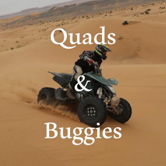 Actividad aventura en Quads y Buggies en el desierto de Merzouga